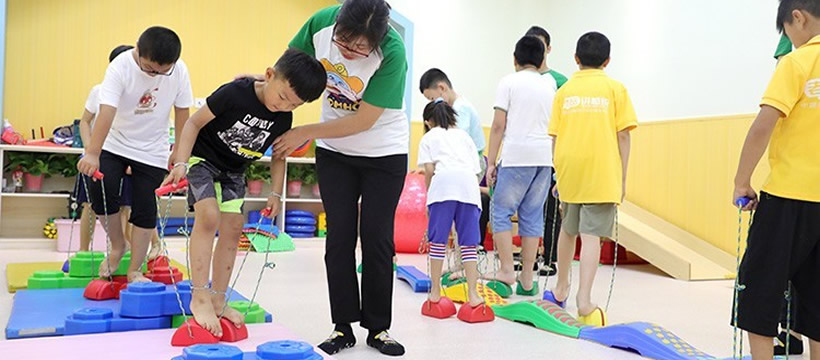郑州动漫火车感统训练中心学校环境