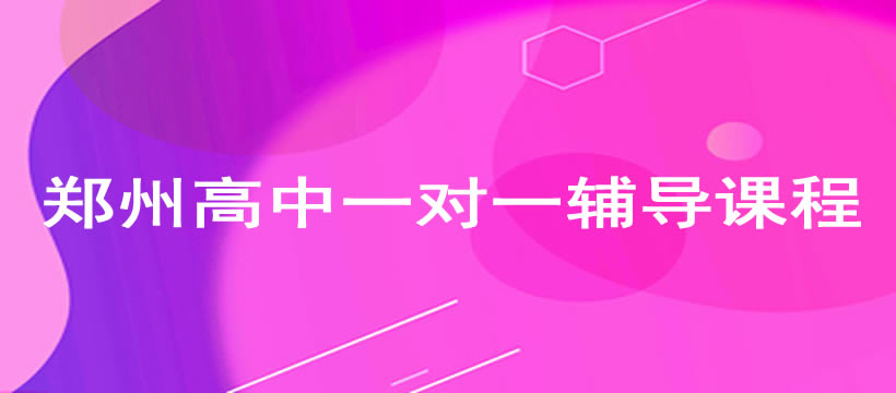 郑州高中一对一辅导课程