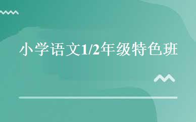 小学语文1/2年级特色班 