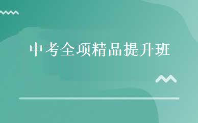中考全项精品提升班 