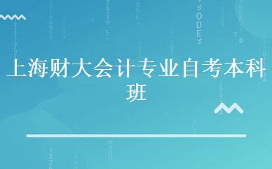 上海财大会计专业自考本科班 