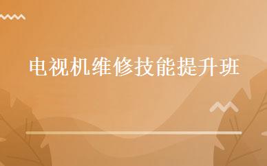 电视机维修技能提升班 