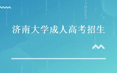 济南大学成人高考招生 