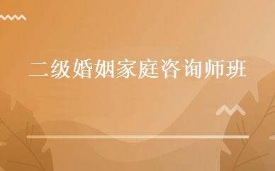 二级婚姻家庭咨询师班 