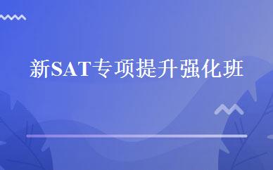 新SAT专项提升强化班 