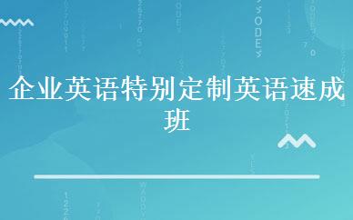 企业英语特别定制英语速成班 