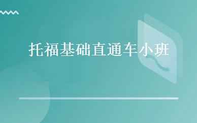 托福基础直通车小班 