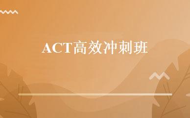 ACT高效冲刺班 