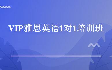 VIP雅思英语1对1培训班 