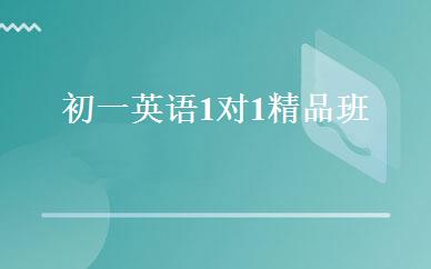 初一英语1对1精品班 