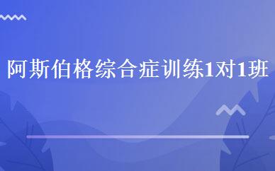 阿斯伯格综合症训练1对1班 