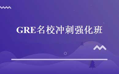 GRE名校冲刺强化班 