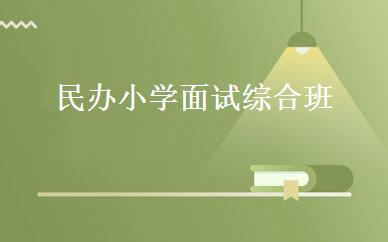 民办小学面试综合班 