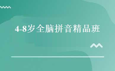 4-8岁全脑拼音精品班 