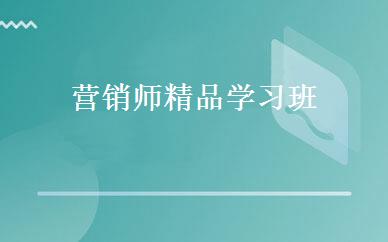 营销师精品学习班 