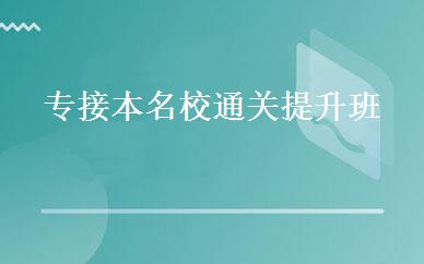 专接本名校通关提升班 