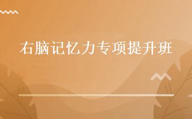右脑记忆力专项提升班 