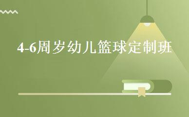 4-6周岁幼儿篮球定制班 