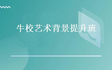 牛校艺术背景提升班 