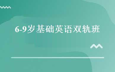 6-9岁基础英语双轨班 