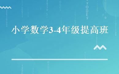 小学数学3-4年级提高班 