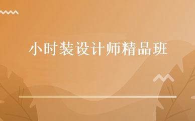 小时装设计师精品班 