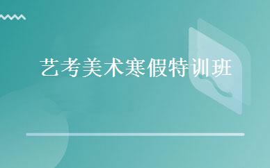 艺考美术寒假特训班 