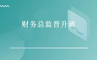 财务总监晋升班 