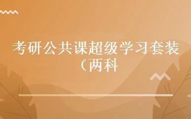 考研公共课超级学习套装（两科网授） 