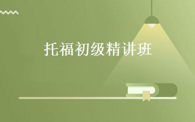 托福初级精讲班 