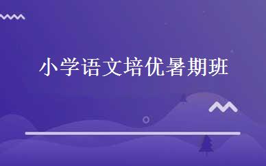 小学语文培优暑期班 