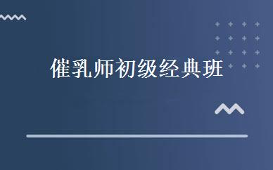 催乳师初级经典班 