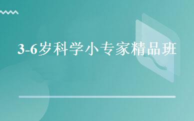 3-6岁科学小专家精品班 