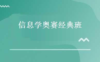 信息学奥赛经典班 