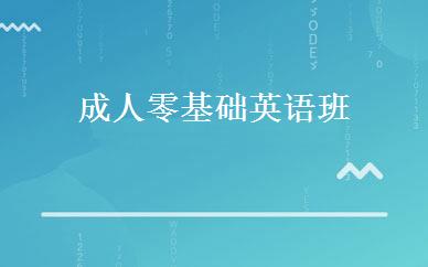 成人零基础英语班  