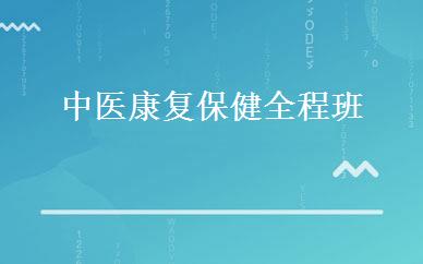 中医康复保健全程班 