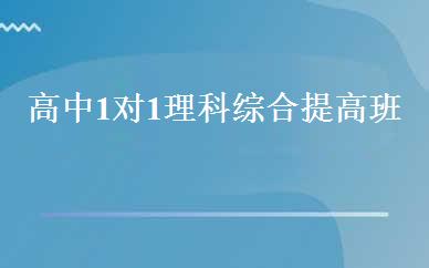 高中1对1理科综合提高班 