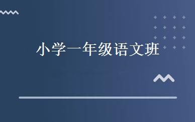 小学一年级语文班  