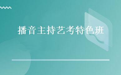 播音主持艺考特色班 
