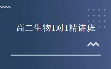 高二生物1对1精讲班 