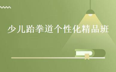 少儿跆拳道个性化精品班 