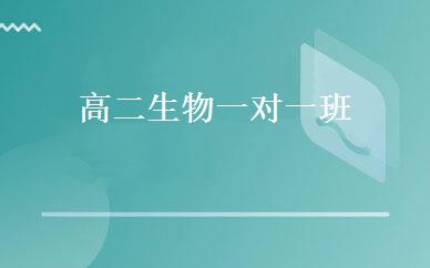 高二生物一对一班 