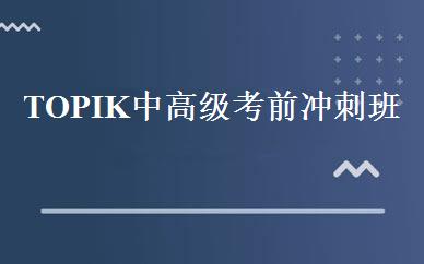 TOPIK中高级考前冲刺班 