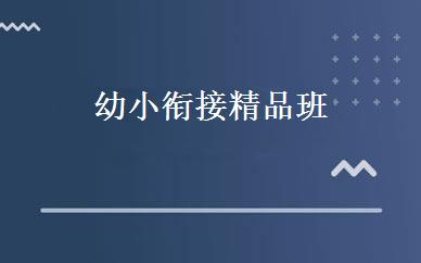 幼小衔接精品班 