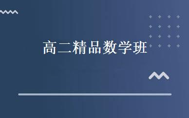 高二精品数学班 