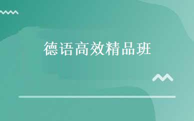 德语高效精品班 