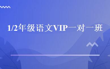 1/2年级语文VIP一对一班 