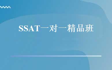 SSAT一对一精品班 