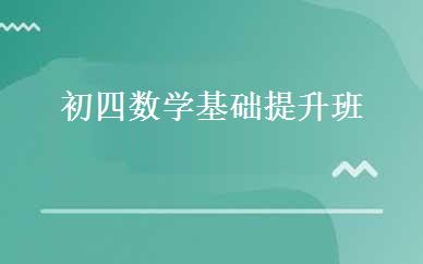 初四数学基础提升班 