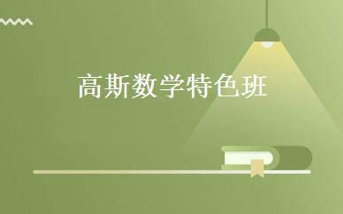 高斯数学特色班 
